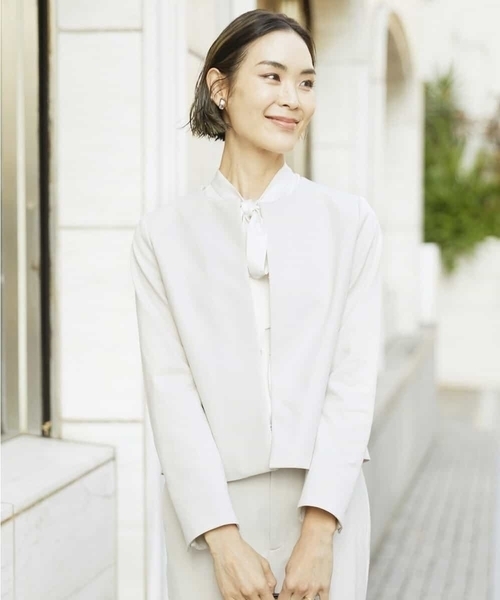 MICHEL KLEIN（ミッシェルクラン） ジャケット ノーカラージャケット