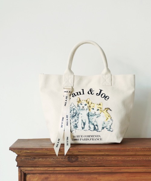 【早い者勝ち！PAUL & JOE 2WAYキャンバストートバッグ】 PAUL & JOE ACCESSOIRES トートバッグ ＆ (ポール＆ジョー