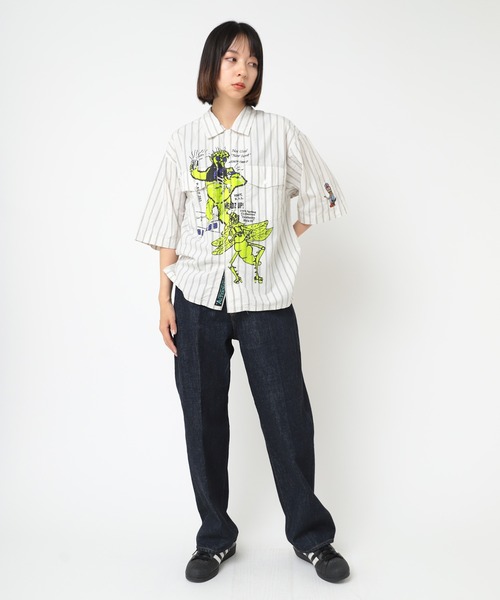 RNA パンツ R4201 2ポケットワイドストレート レディース