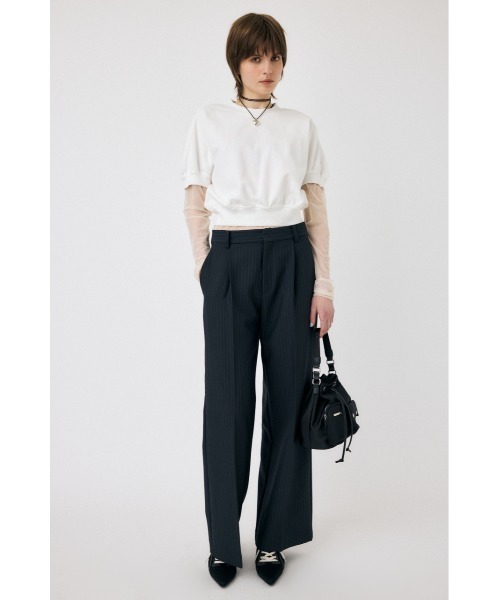 MOUSSY クロップドスウェット ブラック MOUSSY tシャツ クロップドスウェット レディース : ZOZOTOWN