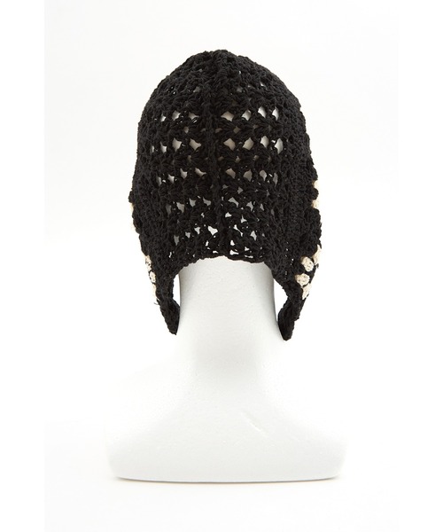 希少作★森陶岳★黒備前花入【寒風】★共箱 ankoROCK an meets zakka クロシェニット花柄バブーシュカ / 三角巾