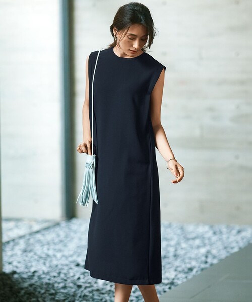 23区（ニジュウサンク） ワンピース 「洗える」ストレッチジョーゼット
