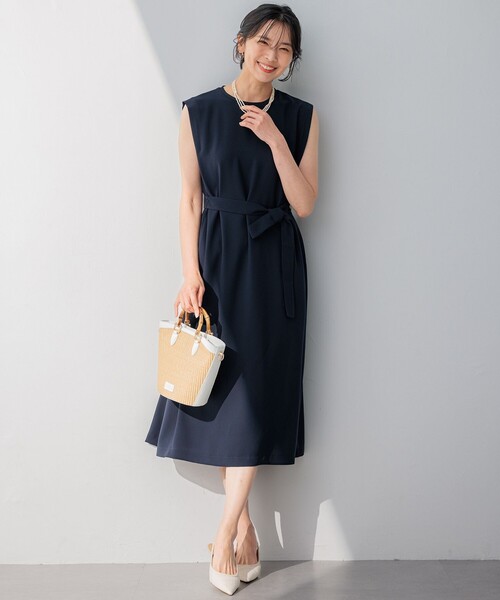 23区（ニジュウサンク） ワンピース 「洗える」ストレッチジョーゼット 