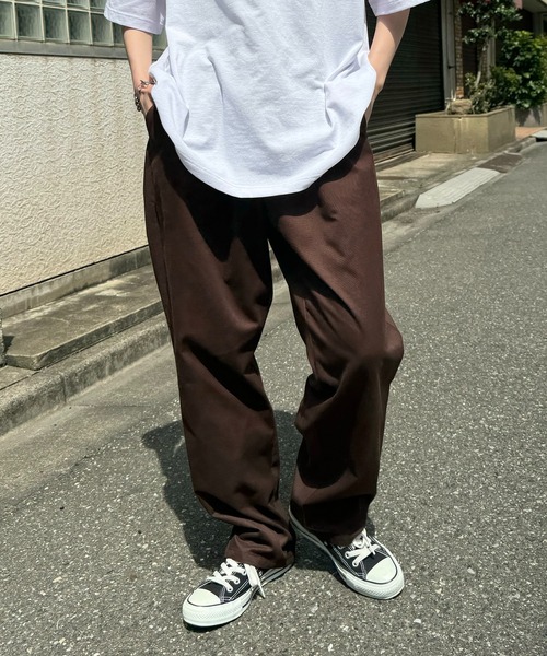 チノパン ワイドテーパード リラックスイージー シェフパンツ ワーク