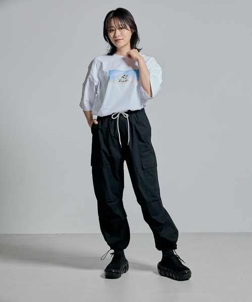 カーゴパンツ No.0507 parachute cago banding PT (3color) CERCA カーゴパンツ パラシュートドローコードワイドカーゴ