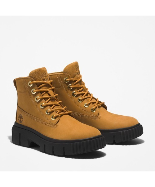 Timberland ブーツ レディース グレイフィールド ミッド レース