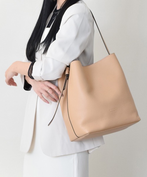 ショルダーバッグ バッグ 「RIPANI」レザーショルダーバッグ(Q46356) レディースの画像