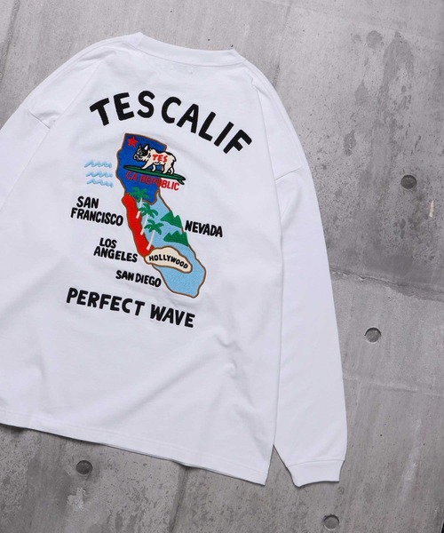 TES　エンドレスサマー　長袖　ロンＴ　サイズM The Endless Summer tシャツ TES CALIFORNIA EMB LONG SLEEVE