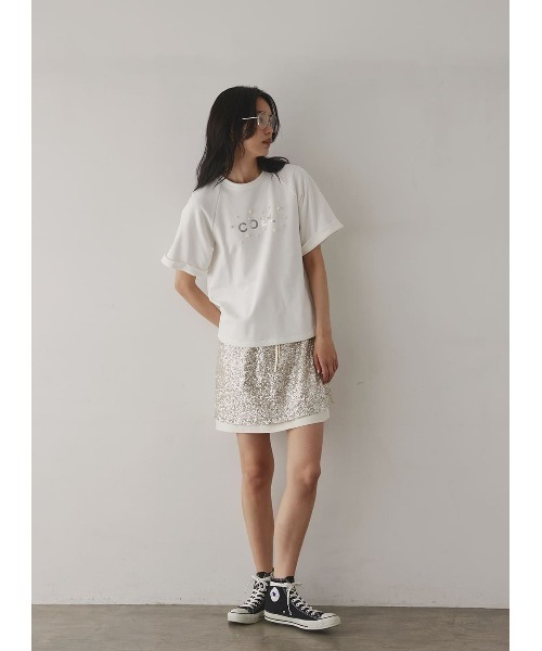 tシャツ COELランダムパールTシャツ レディース COEL tシャツ COELランダムパールTシャツ レディース : ZOZOTOWN