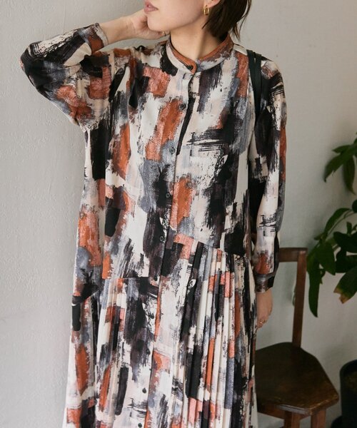 美品♡ear PAPILLONNER バイカラーワンピースSUM1 STYLE 美品♡ear PAPILLONNER バイカラーワンピースSUM1 STYLE - メルカリ