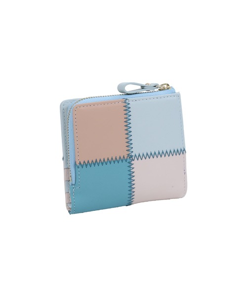 【希少品】MARY QUANT パッチワーク ウォレット 二つ折り財布 未使用品 MARY QUANT（マリークヮント） 財布 マリークワント パッチワーク