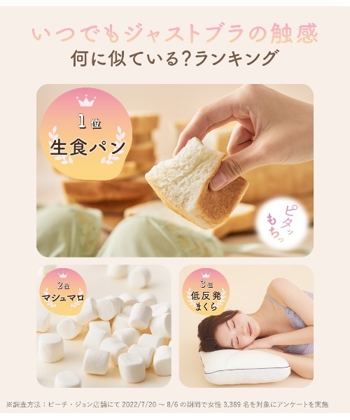 PEACH JOHN ジャストブラキャミコンフォート 2点セット PEACH JOHN｜【ブラキャミ】レビュー高評価!いつでもジャスト
