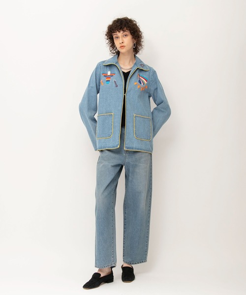 初期タグ Johnbull ジョンブル デニムジャケット レディース M 初期タグ Johnbull ジョンブル デニムジャケット レディース M