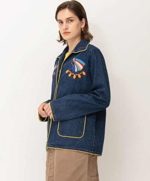 Johnbull デニムジャケット　レディース　サイズS 楽天市場】Gジャン ジョンブル Johnbull レディース 11.5オンス
