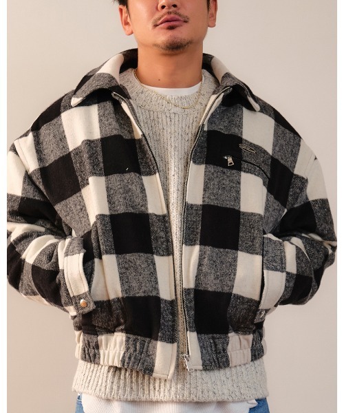 Re:room（リルーム） ブルゾン アウター バッファローチェックボア