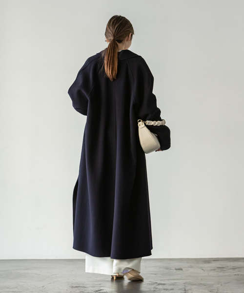 NOBLE（ノーブル） チェスターコート 36 ネイビー レディース