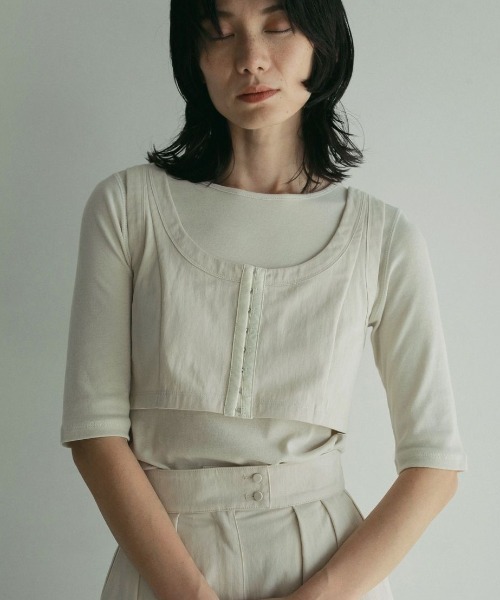 トップス anuke 2way Knit Bustier 楽天市場】anuke アンヌーク 2ウェイ ニット ビスチェ 2way Knit