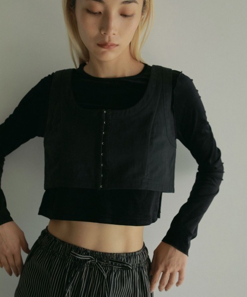 anuke Twill Hook Bustier レディース : ZOZOTOWN Yahoo!店
