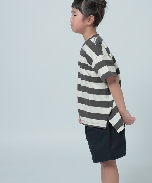 キッズボーダー LOWRYS FARM tシャツ フトボーダーBIGT 319681 キッズ 子供