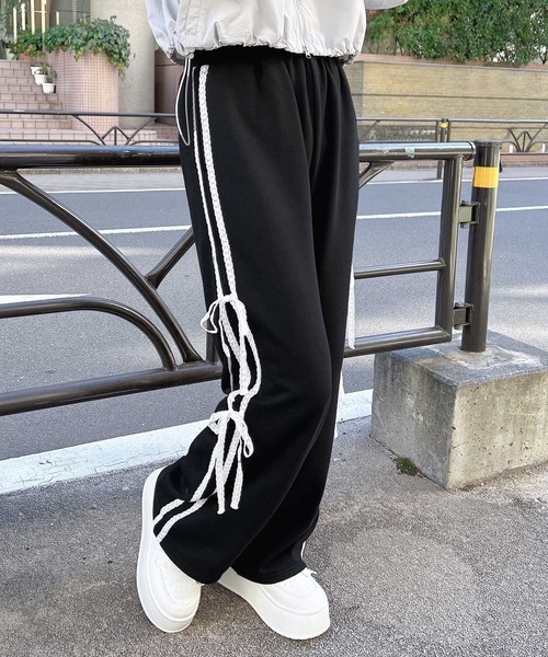 INGNI スウェットパンツ ジャージ 「セットアップ可能」レース