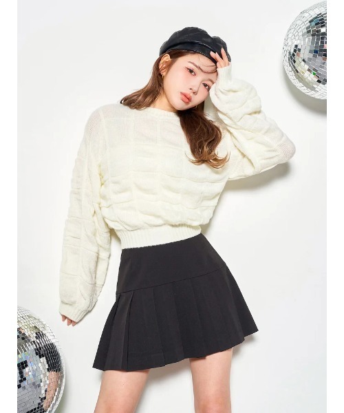 Darich（ダーリッチ） 長袖ニット FREE アイボリー レディース