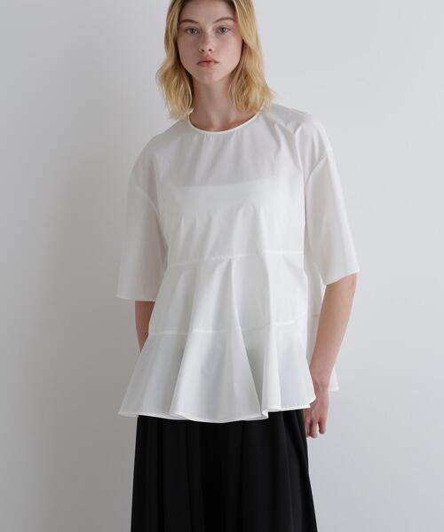 LE PHIL(ル フィル) ブラウス シャツ SOLOTEX ブロードフレア LE PHIL(ル フィル) ブラウス シャツ SOLOTEX ブロードフレア