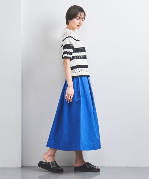 UNITED ARROWS Early/SM ショートスリーブ ニット UNITED ARROWS ニット セーター Early/SM ショートスリーブ