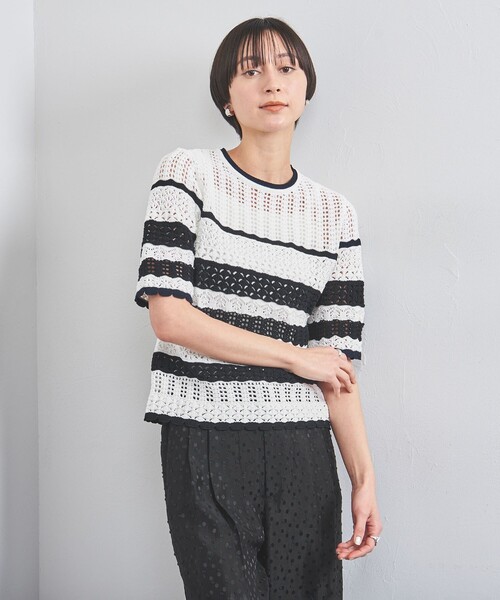 UNITED ARROWS ニット セーター Early/SM ショートスリーブ