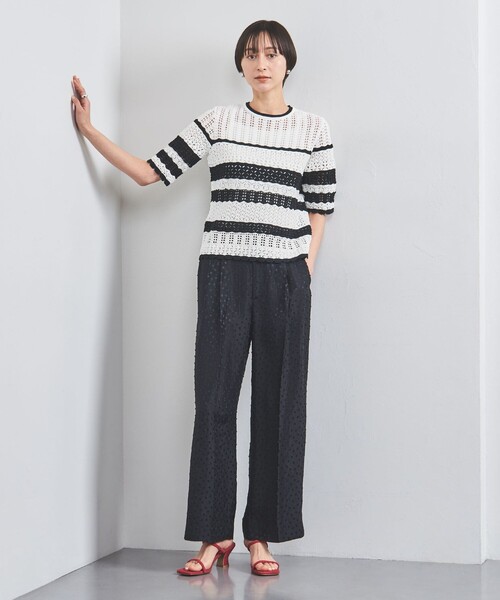 UNITED ARROWS Early/SM ショートスリーブ ニット UNITED ARROWS ニット セーター Early/SM ショートスリーブ