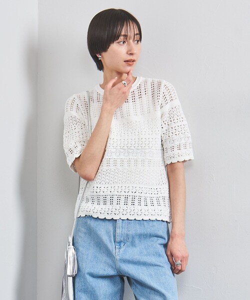 最終　UNITED ARROWS パフスリーブニットフリー　新品タグ付き　白 楽天市場】【SALE／70%OFF】＜UNITED ARROWS＞P パフスリーブ