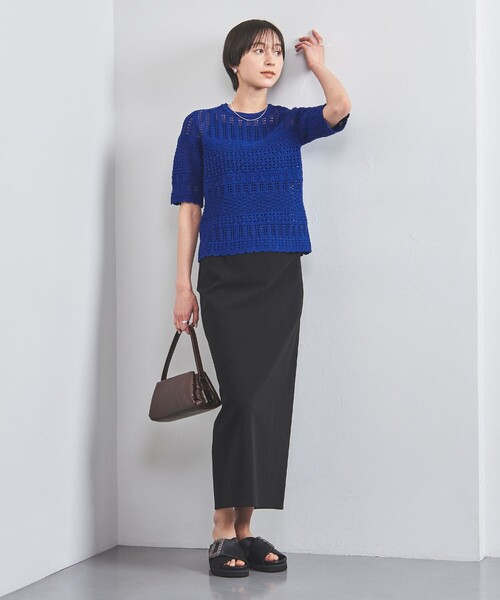 UNITED ARROWS Early/SM ショートスリーブ ニット UNITED ARROWS｜Early/SM ショートスリーブ ニット | Rakuten