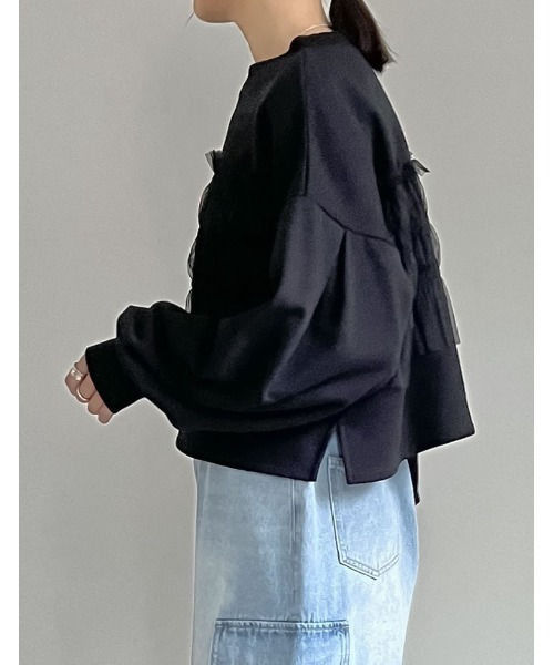 [Re:EDIT] тренировочный cut and sewn MEDIUM черный женский 