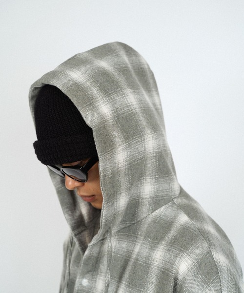 Re;room様 確認用 Re:room（リルーム） シャツ チェックフーディーシャツ メンズ