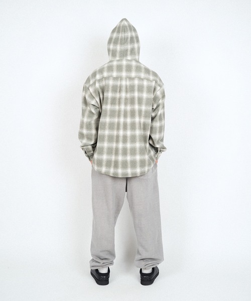 Re;room様 確認用 Re:room（リルーム） シャツ チェックフーディーシャツ メンズ