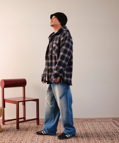 Re;room様 確認用 Re:room（リルーム） シャツ チェックフーディーシャツ メンズ