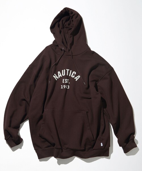 NAUTICA 「NAUTICA」 プルオーバーパーカー SMALL ブラウン