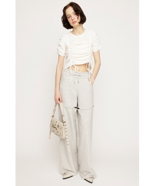 tシャツ 「SETSETSET」LAVIGNE OFF-SHOULDER SHIRRING TOP レディース LACE SHIRRING TOPS / BLACK – led-tokyo│レッドトーキョー