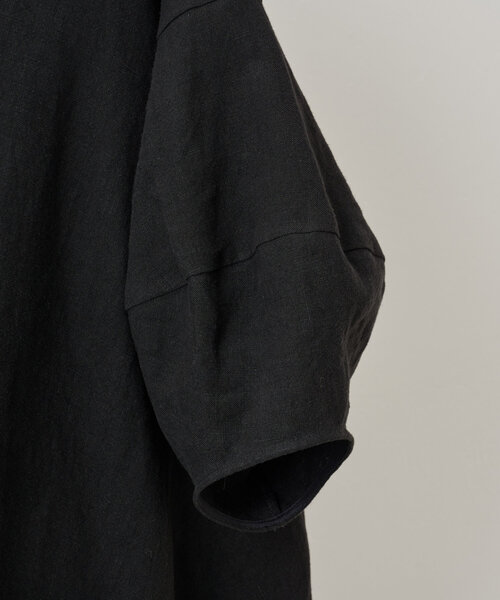 BEARDSLEY ブラウス シャツ パールボタンリネン前後ブラウス