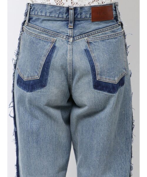 ungrid htage サイドカットデザインルーズデニム ungrid htage サイドカットデザインルーズデニム Htage】サイドカット