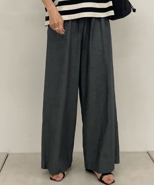 BEARDSLEY（ビアズリー）の「ウエストリブ綿ワッシャーパンツ