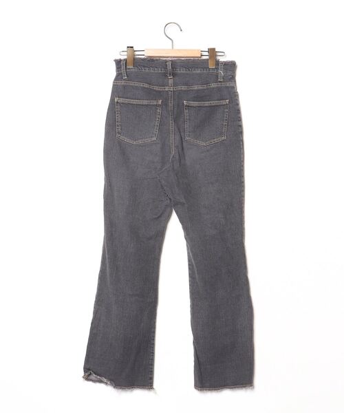 [Kastane] обработка Denim брюки 2 черный женский 