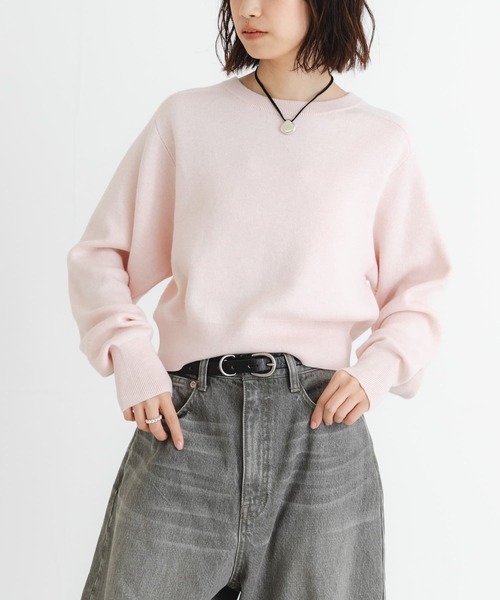 「URBAN RESEARCH」 長袖ニット FREE ピンク レディース