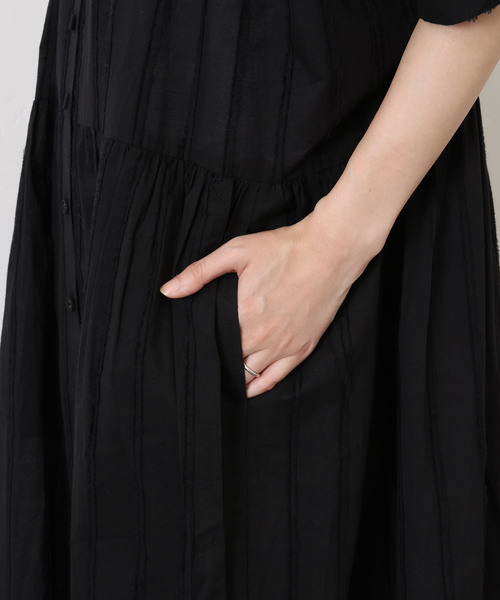 JOURNAL STANDARD LUXE ワンピース ドビーストライプドルマン