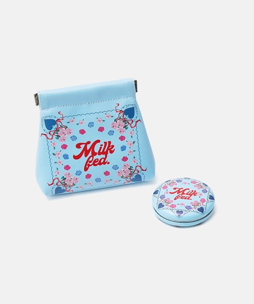 MILKFED.（ミルクフェド） コンパクトミラー FLOWER PATTERN MIRROR