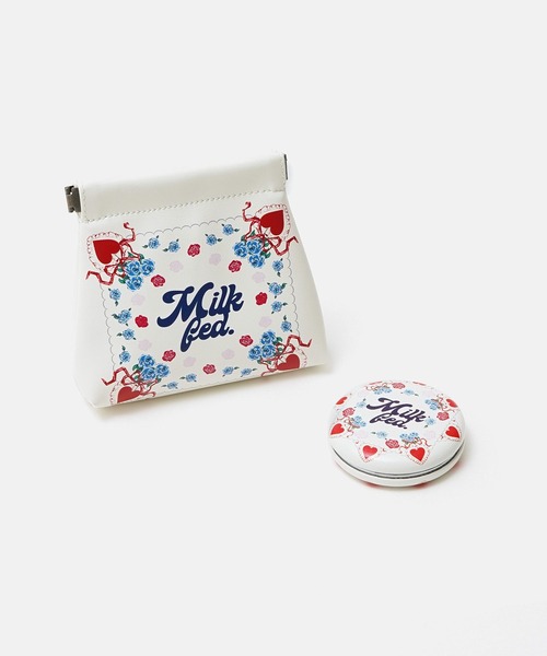 MILKFED.（ミルクフェド） コンパクトミラー FLOWER PATTERN MIRROR