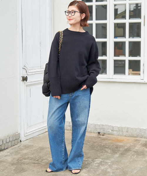 「Spick & Span」 長袖ニット FREE グレー レディース_画像4