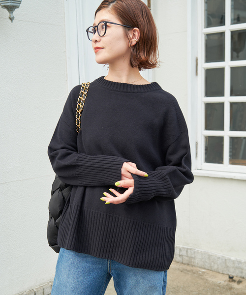 「Spick & Span」 長袖ニット FREE グレー レディース_画像6