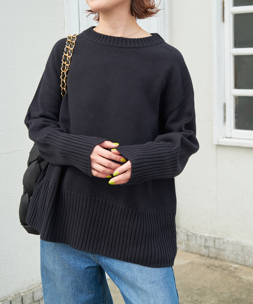 「Spick & Span」 長袖ニット FREE グレー レディース_画像9
