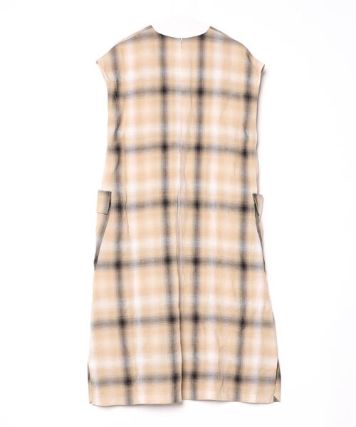 「LOISIR」 ノースリーブワンピース FREE ベージュ レディース_画像2