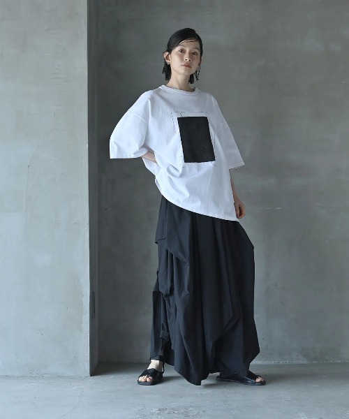 funda mine パンツ フローイングスカートパンツ レディース